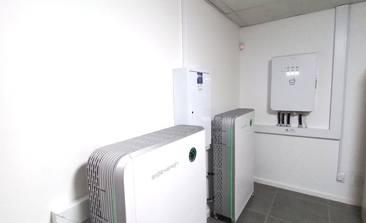 Lithium battery backup power system installed in a South African home