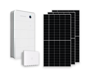 SigenStor 25 kW three-phase inverter with 27 kWh battery and 18 × 600 W solar panels, premium three-phase residential solar system