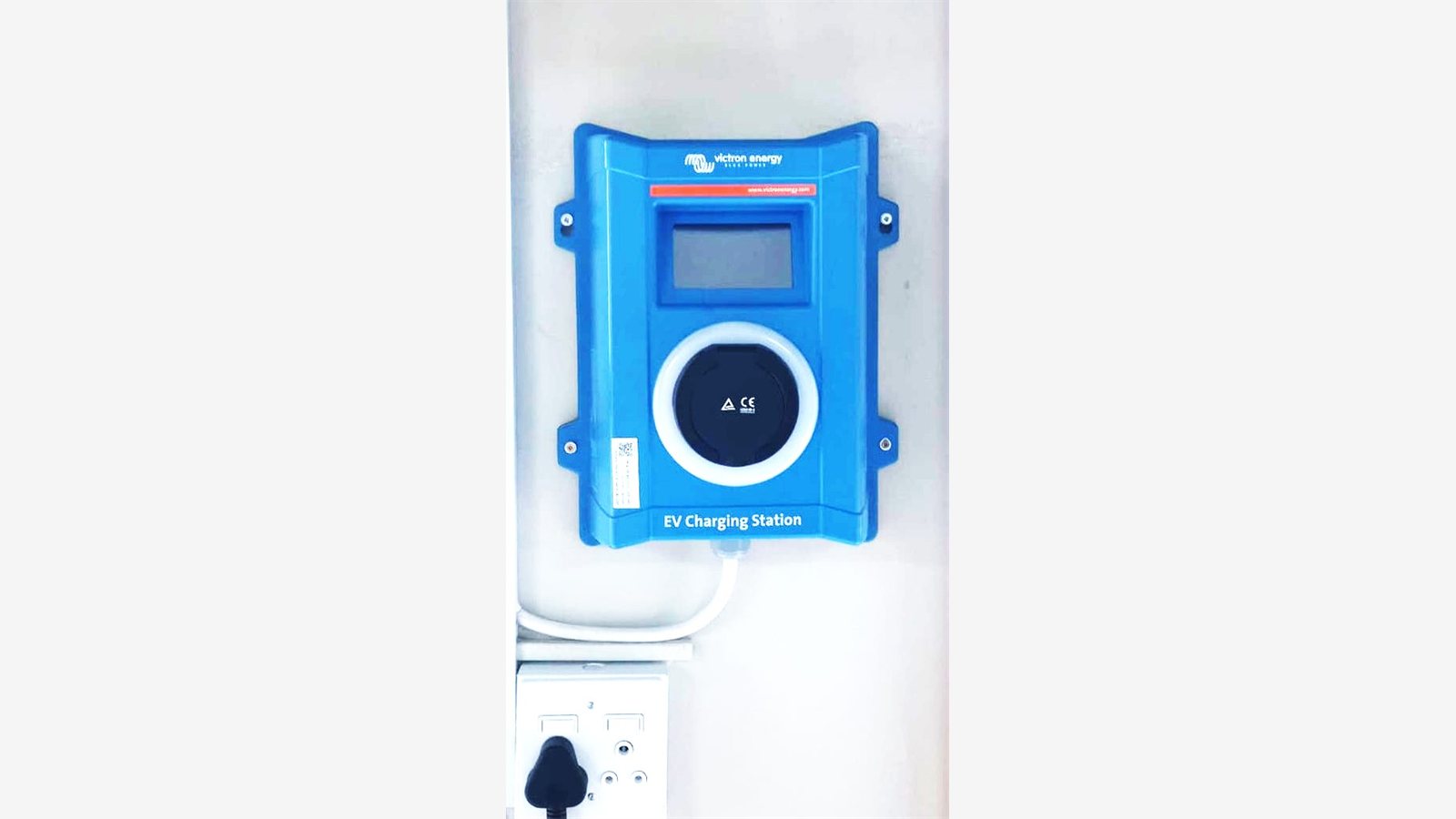 Real Victron Energy EV Charging Station install by Synergy in a South African home